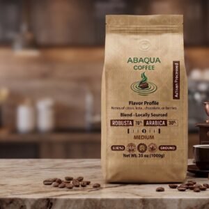 Roasted Coffee Ground, Robusta 70% and Arabica 30%. Blended 1000 G
